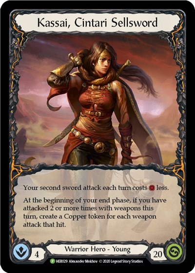 Kassai, Cintari Sellsword - HER029 Flesh and Blood: Promo Cards card price