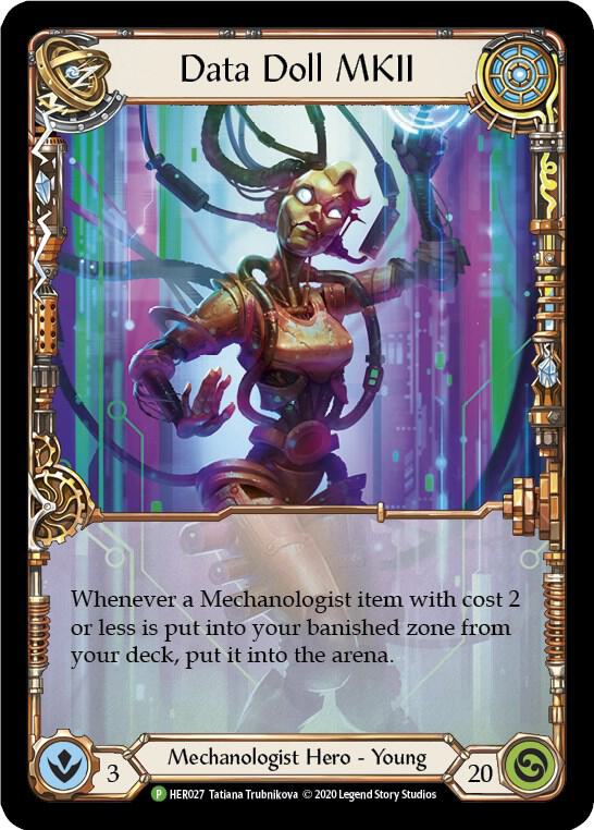 Data Doll MKII - HER027 - Flesh and Blood: Promo Cards - Flesh and