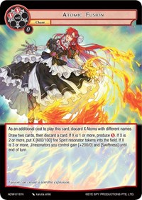 Atomic Fusion - Force of Will Assault into the Demonic World trading card