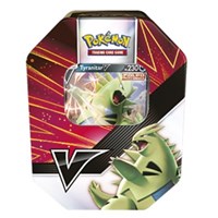 V Strikers Tin [Tyranitar V] (International Version) from SWSH05: Battle Styles Pokemon card image