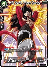 SS4 Vegeta, Feigned Greeting card art