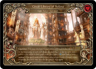Great Library of Solana Monarch card price