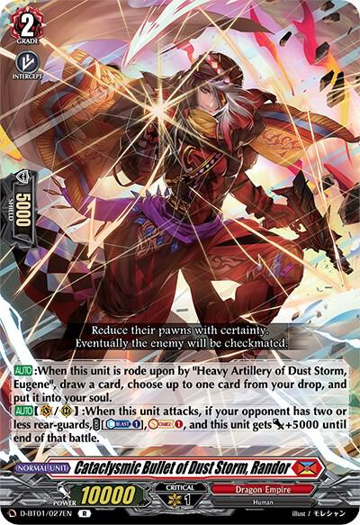 Cataclysmic Bullet of Dust Storm, Randor