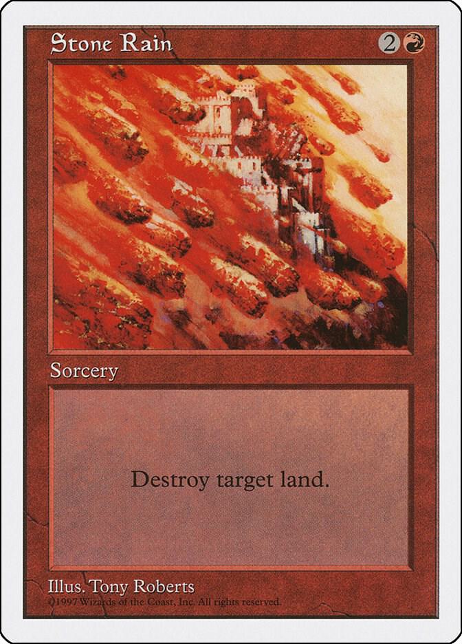 Stone Rain - Fifth Edition - Magic: The Gathering - TCGplayer.com