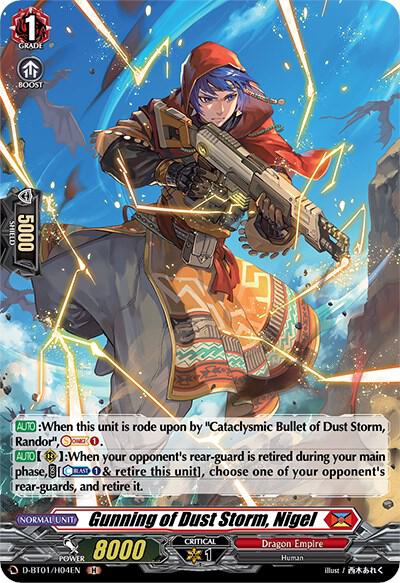 Gunning of Dust Storm, Nigel (Holo)