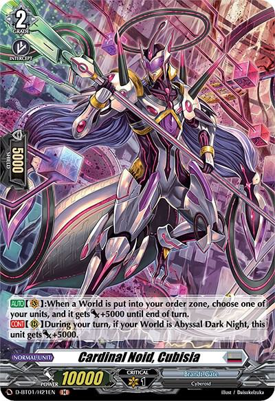 Cardinal Noid, Cubisia (Holo)