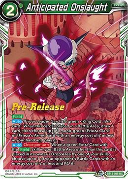 Anticipated Onslaught #BT13-086 — Supreme Rivalry Pre-Release Cards