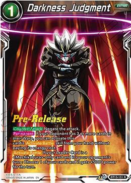 Darkness Judgment #BT13-151 — Supreme Rivalry Pre-Release Cards