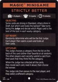 Magic Minigame: Strictly Better - Strixhaven: School of Mages - Magic: The Gathering card