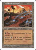 Sulfurous Springs - Fifth Edition - Magic: The Gathering