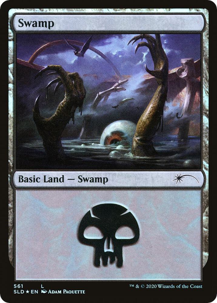 Swamp (561) - Secret Lair Drop Series - Magic: The Gathering