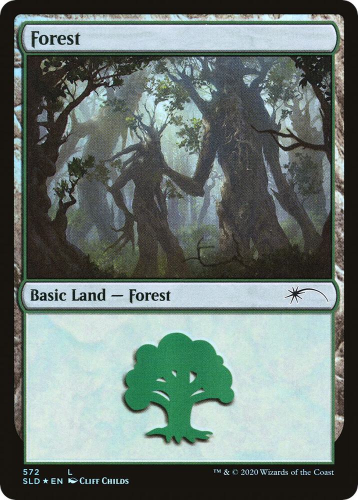 Forest (572) - Secret Lair Drop Series - Magic: The Gathering