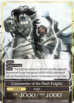 Commander of the Flash Knights // Commander of the Flash Knights (J)