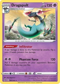 Dragapult #091/192 from Deck Exclusives Pokemon card image