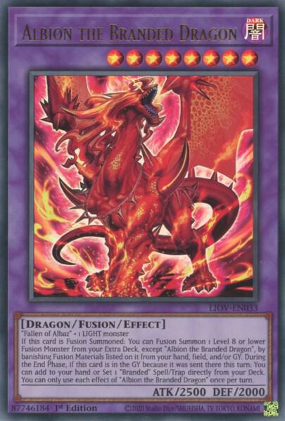Albion the Branded Dragon - Lightning Overdrive - YuGiOh