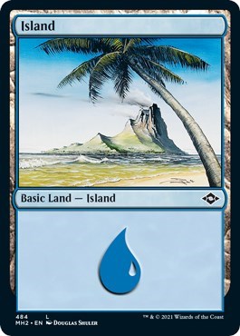 Island (484) (Foil Etched)
