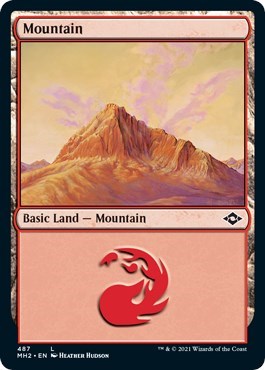 Mountain (487) (Foil Etched)