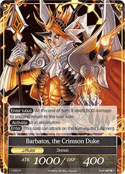 Raging Flame Kabuki // Barbatos, the Crimson Duke