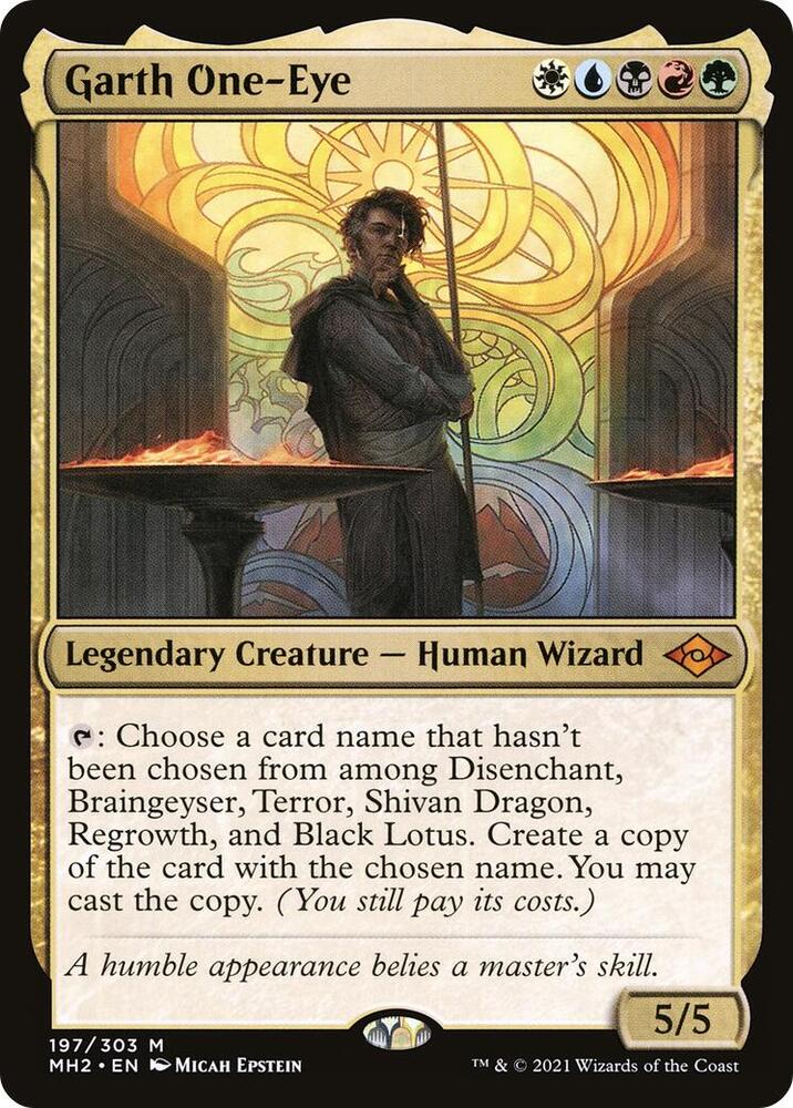 Garth One-Eye - Modern Horizons 2 - Magic: The Gathering Garth One-Eye - Modern Horizons 2 - Magic: The Gathering