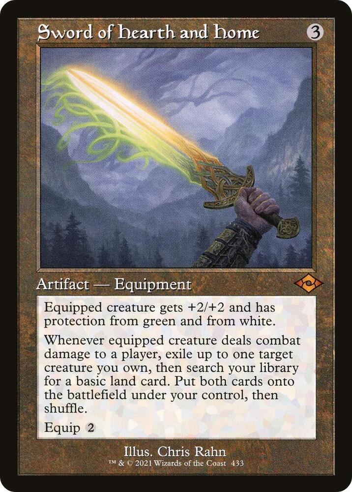 Sword of Hearth and Home (Retro Frame) Modern Horizons 2 Magic The Gathering