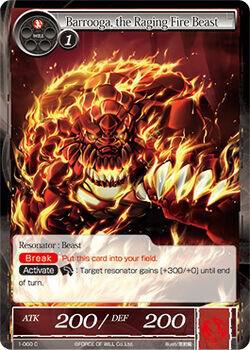 Barrooga, the Raging Fire Beast