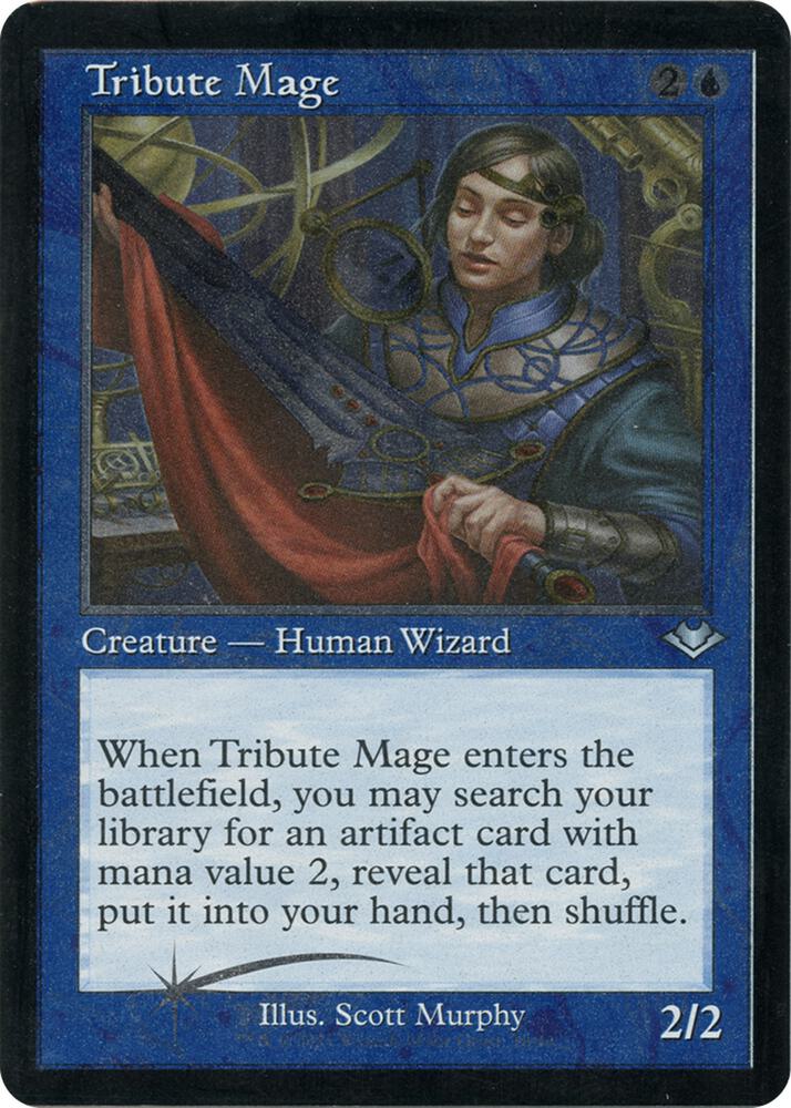 Tribute Mage (Retro Frame) (Foil Etched) - Modern Horizons - Magic