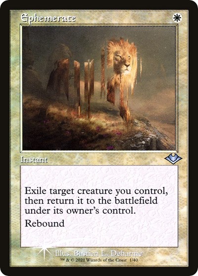 Ephemerate (Retro Frame) from MH1 #1, Magic: The Gathering card