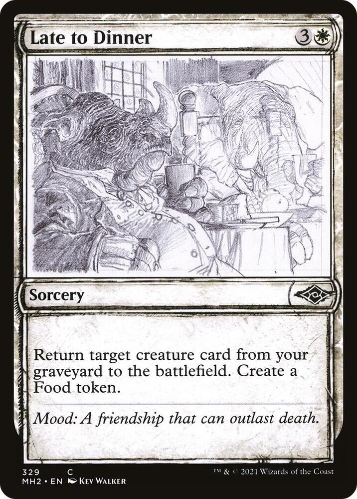 Late to Dinner (Showcase)