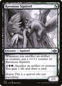 Ravenous Squirrel (Showcase) - Modern Horizons 2 - Magic: The Gathering card