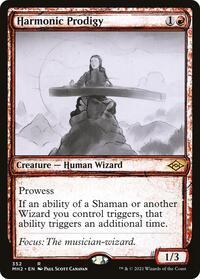 Harmonic Prodigy (Showcase) - Modern Horizons 2 - Magic: The Gathering card