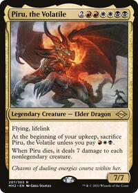 Piru, the Volatile - Modern Horizons 2 - Magic: The Gathering card
