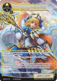 Charlotte, Future of the Sacred Spirit (Full Art) - Force of Will Assault into the Demonic World trading card