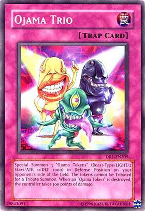 YuGiOh Trading Card Game Dark Crisis 25th Anniversary Common Ojama Trio DCR-EN047