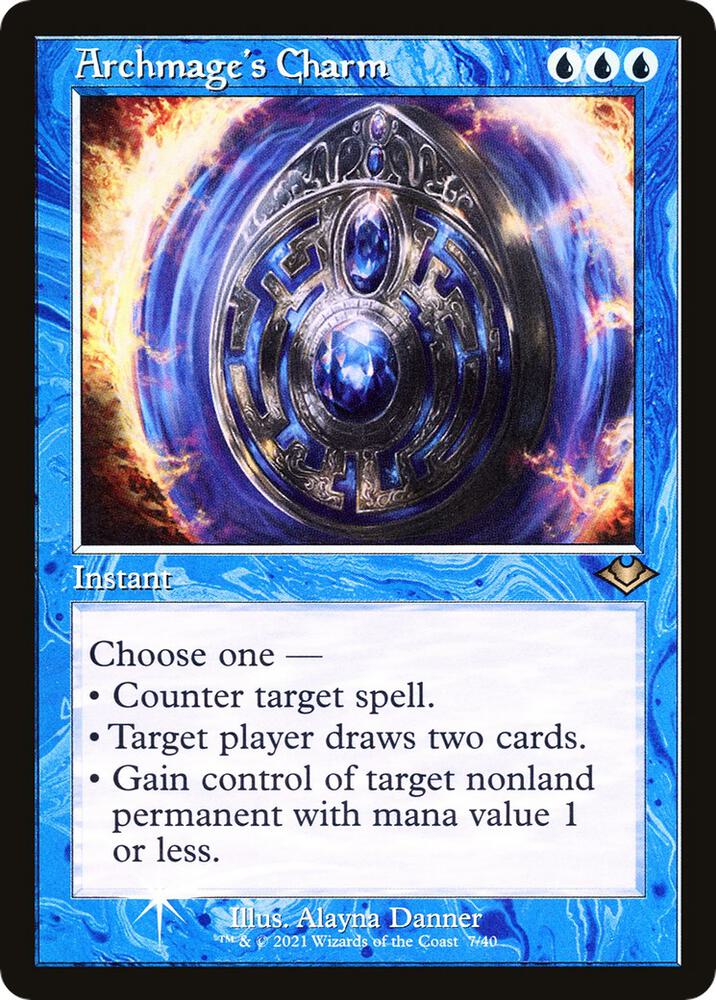 Archmage's Charm (Retro Frame) - Modern Horizons - Magic: The Gathering ...