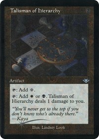 Talisman of Hierarchy (Retro Frame) (Foil Etched)