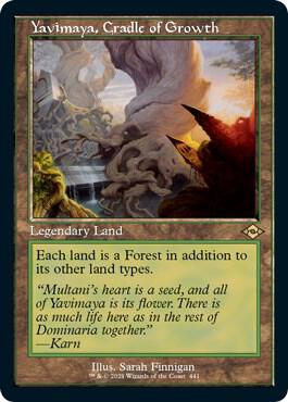 Yavimaya, Cradle of Growth (Retro Frame) (Foil Etched) - Modern