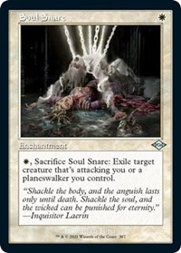 Soul Snare (Retro Frame) (Foil Etched) - Modern Horizons 2 - Magic: The Gathering card