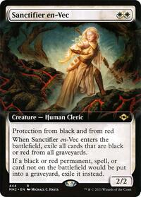 Sanctifier en-Vec (Extended Art) - Modern Horizons 2 - Magic: The Gathering card