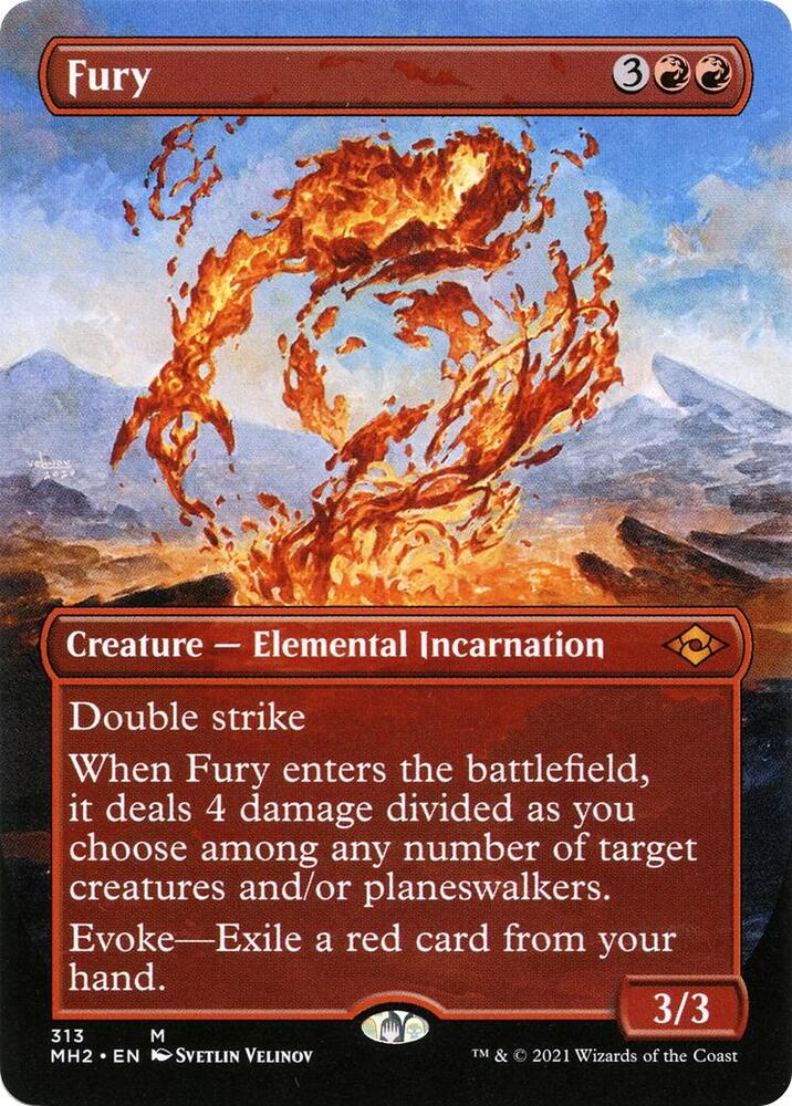 Fury (Borderless) - Modern Horizons 2 - Magic: The Gathering