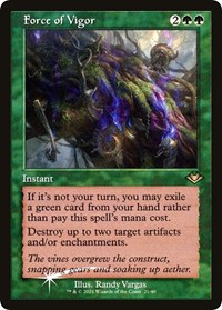 Force of Vigor (Retro Frame) - Modern Horizons - Magic: The Gathering