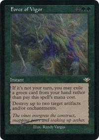 Force of Vigor (Retro Frame) (Foil Etched) - Modern Horizons - Magic: The Gathering card