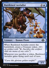 Burdened Aerialist - Modern Horizons 2 - Magic: The Gathering card