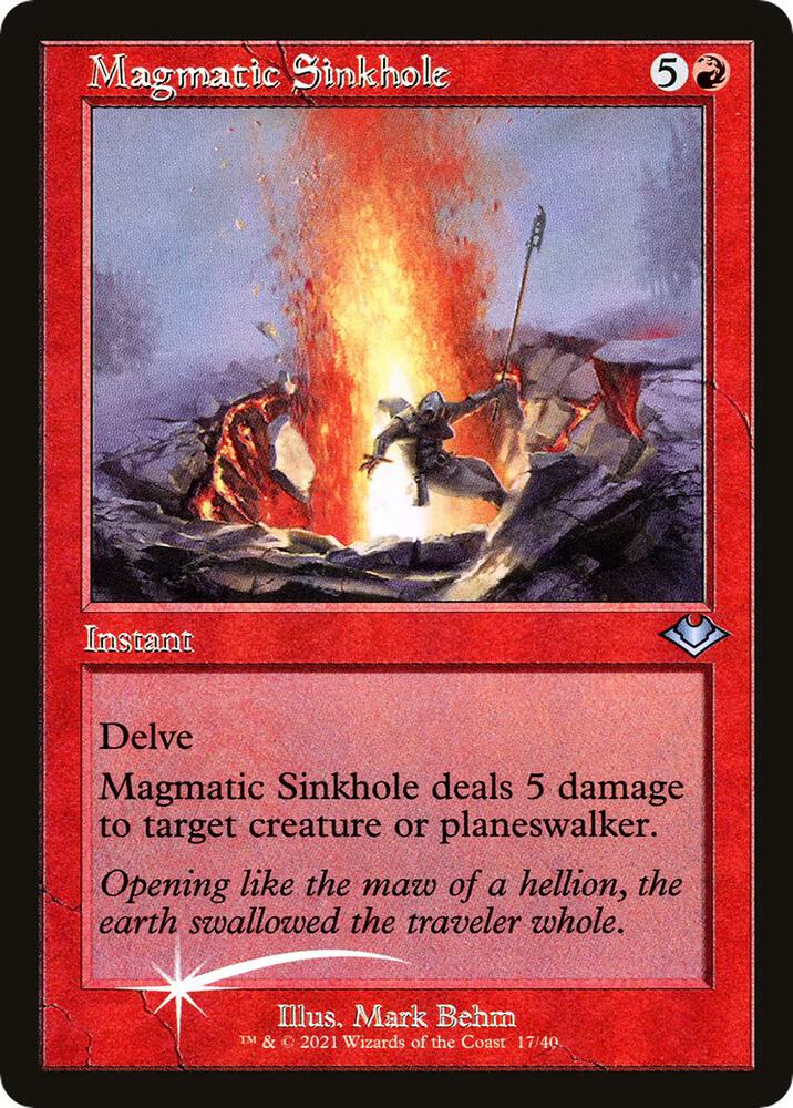 Magmatic Sinkhole (Retro Frame) - Modern Horizons - Magic: The