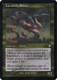 Lavabelly Sliver (Retro Frame) (Foil Etched)