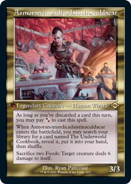 Asmoranomardicadaistinaculdacar (Retro Frame) (Foil Etched