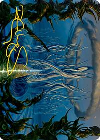 Tanglepool Bridge Art Card (Gold-Stamped Signature)
