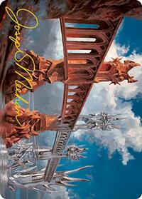 Silverbluff Bridge Art Card (Gold-Stamped Signature)