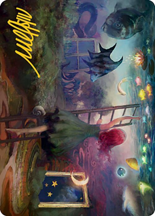 Lucid Dreams Art Card (Gold-Stamped Signature) - Art Series