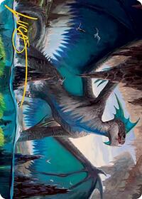 Murktide Regent Art Card (Gold-Stamped Signature)