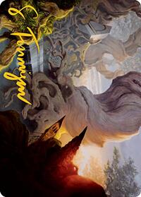 Yavimaya, Cradle of Growth Art Card (Gold-Stamped Signature)